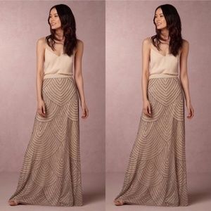 NWT BHLDN Adrianna Papell Breanna Beaded Skirt